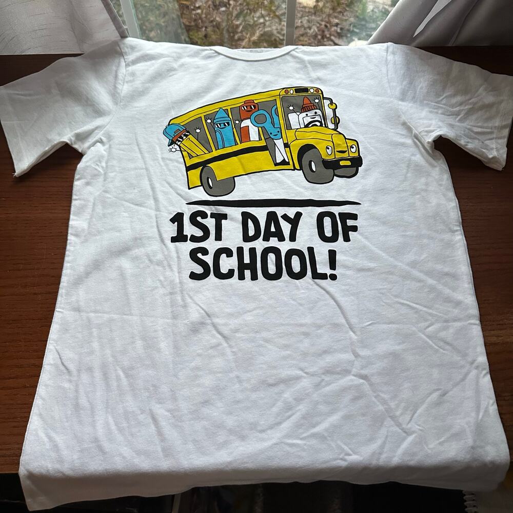 NWT Children's Place Size XL Boys First Day of School Shirt